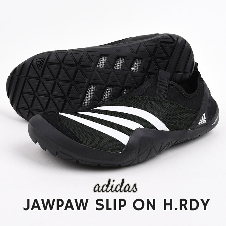 楽天市場 アディダス Adidas スリッポン メンズ レディース カジュアル アウトドア シューズ 海 川 Jawpaw Slip On H Rdy Gy6121 黒 ブラック Ivy Casual