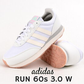 アディダス adidas スニーカー カジュアル シューズ 靴 女性 レディース ファッション スポーツ ストリート RUN 60s 3.0 W HP2252 白
