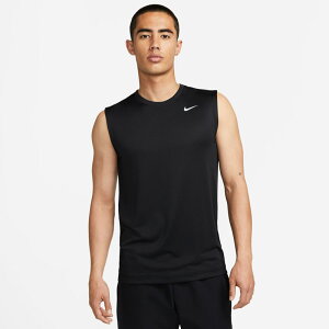 ナイキ メンズ ノースリーブ タンクトップ スリーブレス nike Tシャツ スポーツウェア トレーニング ランニング 運動 ロゴ DF RLGD リセット S/L Tシャツ DX0992 010 黒