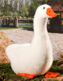 ケーセン ぬいぐるみ kosen がちょう 白 37cm Goose 鳥 リアル 動物