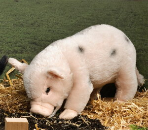 P[Z ʂ kosen }CNsbO sN 30cm Mohair Pot Bellied Pig
