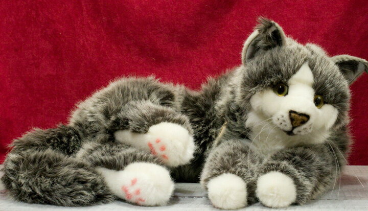 楽天市場】ケーセン ぬいぐるみ kosen ねそべり猫(大)メインクーン 