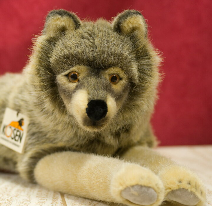 楽天市場】ケーセン ぬいぐるみ kosen オオカミ 伏せ 41cm Wolf Lying 