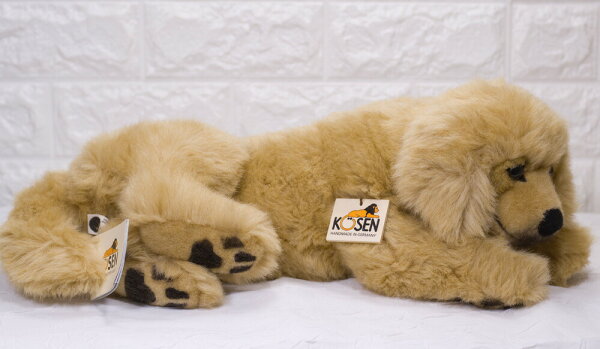 楽天市場 ケーセン ぬいぐるみ Kosen ゴールデンレトリバーの赤ちゃん 伏せ Kosen 40cm Golden Retriever Puppy 犬 いぬ リアル 動物 テディベア専門店 アイビールーム