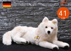 ケーセン ぬいぐるみ kosen 北極オオカミ 伏せ KOSEN 41cm Arctic Wolf Lying リアル 動物