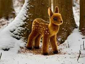 ケーセン ぬいぐるみ kosen 小鹿 シカ 21cm リアル 動物