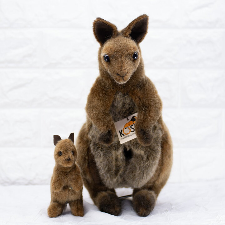 楽天市場】ケーセン ぬいぐるみ Kosen カンガルー親子 32cm Kangaroo 