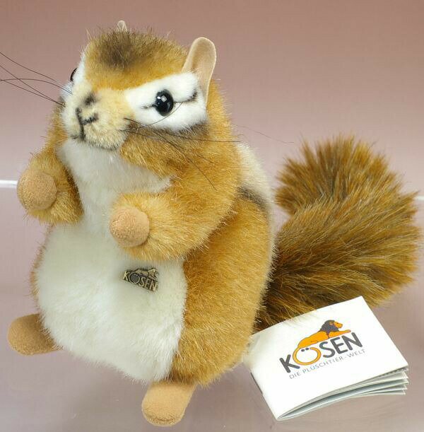 楽天市場 ケーセン ぬいぐるみ Kosen シマリス 24cm リスのぬいぐるみ リアル 動物 テディベア専門店 アイビールーム