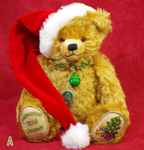 ハーマン クリスマス 2014 テディベア■グリーンハーマン社 限定テディベア