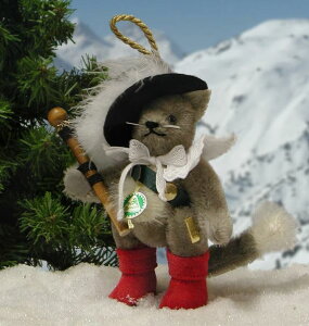 長靴をはいたネコ 緑ハーマン社テディベア