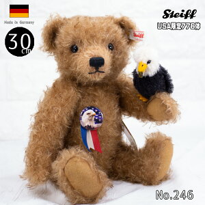V^Ct O[g AJ Xsbg efBxA with C[O Steiff Great American Spirit Teddy Bear with Eagle 30cm AJ