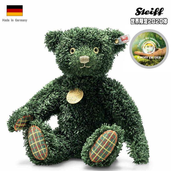 楽天市場】シュタイフ グリーン クリスマス テディベア Steiff Teddies 
