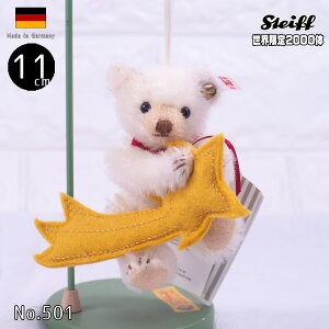V^Ct efBxA I V[eBOX^[ I[ig Steiff TEDDY BEAR ON SHOOTING STAR ORNAMENT ean 007248 11cm E