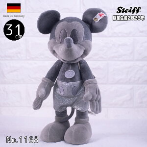 ディズニー100周年記念 シュタイフ テディベア D100 ミッキーマウス プラチナ ean 355936 31cm 世界限定