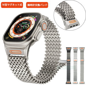 Apple Watch 46mm �o���h �}�O�l�b�g Apple Watch s11 s10 46mm �����o���h �X�e�����X �A�b�v���E�H�b�` S11 46mm �x���g �X�g���b�v 42mm 44mm 45mm 49mm 46mm Ultra3 49mm �����x���g �A�b�v���E�H�b�` �E���g�� �X