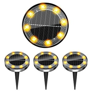 �\�[���[���C�g ���O IP68�h�� ���ߍ��� �\�[���[ �K�[�f�����C�g 32LED �O�� ���Z���T�[�Ŗ鎩