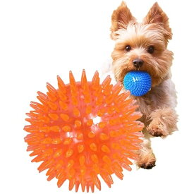 犬用おもちゃ ボール 音の出る 噛むおもちゃ 歯磨き 天然ゴム 弾力性 耐久性 運動不足 スト