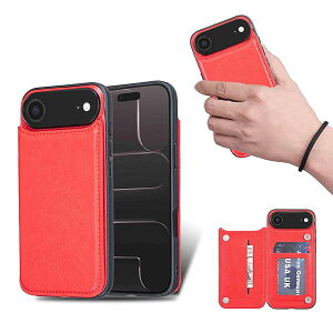 for iPhone 17 Air �P�[�X �X�^���h�@�\ IC�J�[�h���[ �J�[�h���[ �V���v���ȃ��g���ȃt�@�b�V��