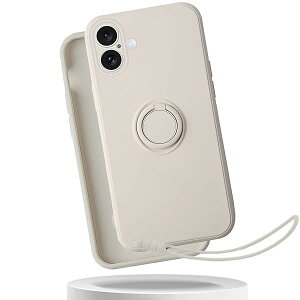 �K�p iphone 16 plus �P�[�X �����O �X�g���b�v�t�� �V���R�� �A�C�t�H�� 16 �v���X �J�o�[ �����O