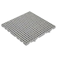 すのこ パレット 丸穴タイプ パネル 50×50×3cm 耐荷重120kg プラスチックHDPE製 連結式 厚手 押し