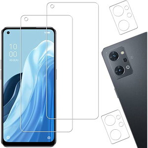 �y2+2���Z�b�g�z ���{�f�ސ� �����K���X OPPO Reno7 A OPPO Reno9 A �p �K���X�t�B���� �J�����t�B��