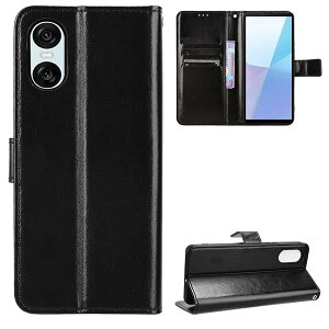 Xperia 10 vi �Ή� �P�[�X �蒠�^ �G�N�X�y���A 10vi �J�o�[ �ϏՌ� �ϖ��C PU���U�[ ���z�^ SO-52E SOG14 XQ-ES44 �S�ʕی� �}�O�l�b�g�� �J�[�h���[ �X�^���h�@�\ ��G�肪�ǂ� �l�C �㎿ �Ή� Xperia 10