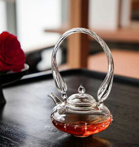 Glass Art 春信 耐熱ガラス ティーポット 210ml 小 ガラス ティーポット ガラス 急須 ガラス製ポット 紅茶ポット お茶ポット ガラスポット 花茶 工芸茶 ハーフティー に健康茶器 アフターティー