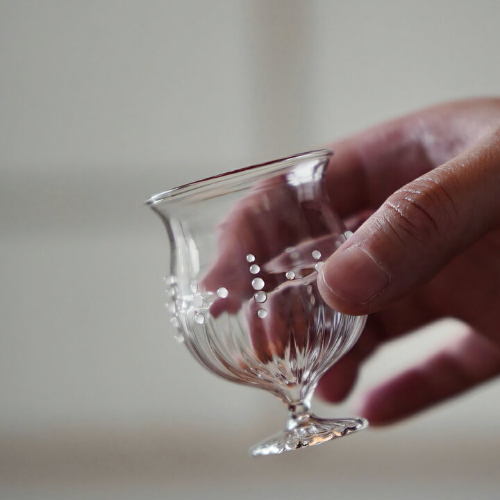 楽天市場】Glass Art 美しい ティーグラス 冷茶グラス 湯呑み おしゃれ 