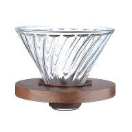 IwaiLoft 世界各国で高い評価を得ている ガラスドリッパー V60 コーヒードリッパー 耐熱ガラス 1~4cup 円…