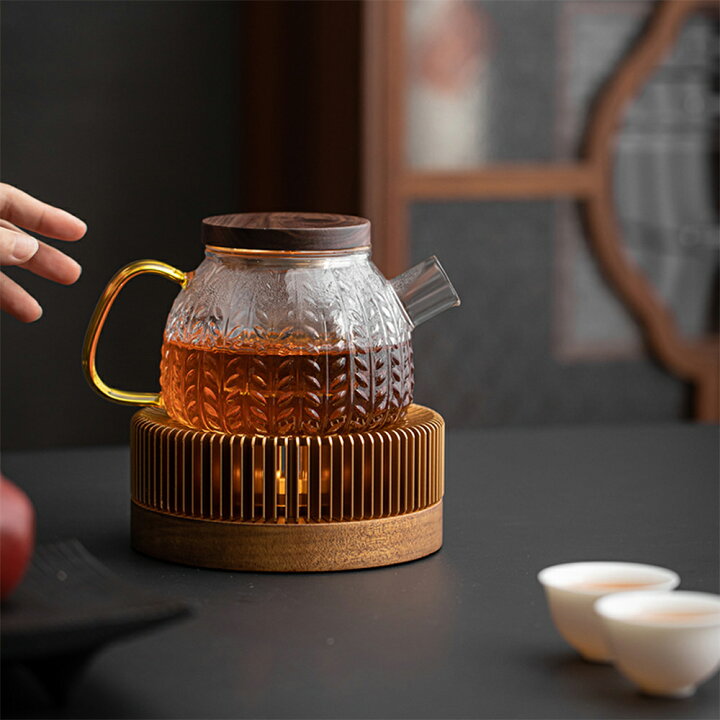 Cabilock 鋳鉄製キャンドルホルダー コーヒーポットウォーマー 金属 