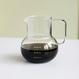 IwaiLoft シンプル 耐熱ガラス コーヒーサーバー コーヒーポット ガラスサーバー 400ml 2カップ用 ドリッパーコーヒー コーヒー用品 珈琲 コーヒー器具 おしゃれ 北欧 母の日 父の日 プレゼント 珈琲ギフト