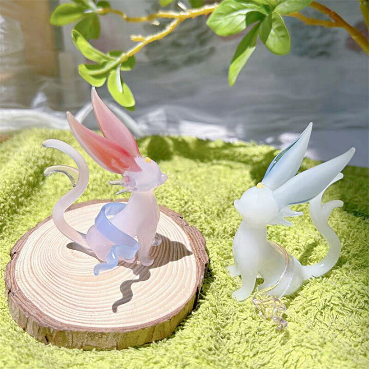 楽天市場】IwaiLoft きつねの置物 オブジェ 水晶 お守り かわいい 