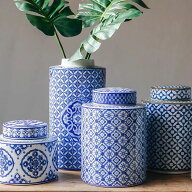 美しい質感の茶筒 米びつ ライスメジャー 収納ジャー 茶入 お茶缶 八寶 紅茶 コーヒー豆 小物収納 景徳鎮…