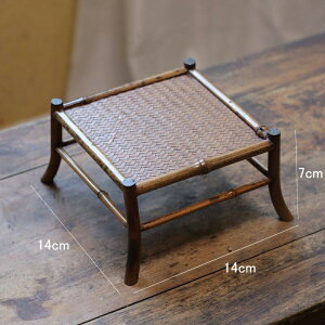 清境Craft 天然竹製 バンブートレー 単層茶托 茶台 お盆 トレー おしゃれ 急須置き 竹製 カフェ ナチュラル トレイ お茶 茶道具 収納 キッチントレー インテリア キッチン雑貨 キッチン用品 業