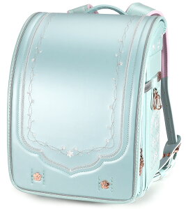 売り切れ御免 雪華 ランドセル 女の子 軽量 姫系 大容量 自動ロック 防水仕上げ Japanese schoolbag 通学 入学お祝い プレゼント A4フラットファイル対応 6年間保証【バオバブの願い】【正規品】