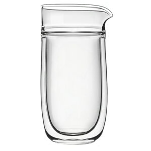 IwaiLoft ダブルウォールカラフェ 260ml 二層断熱 結露しにくい ガラス コーヒーサーバー ダブルウォールピッチャー 耐熱ガラスポット ウォーターピッチャー ウォーターカラフェ クリア ジャグ