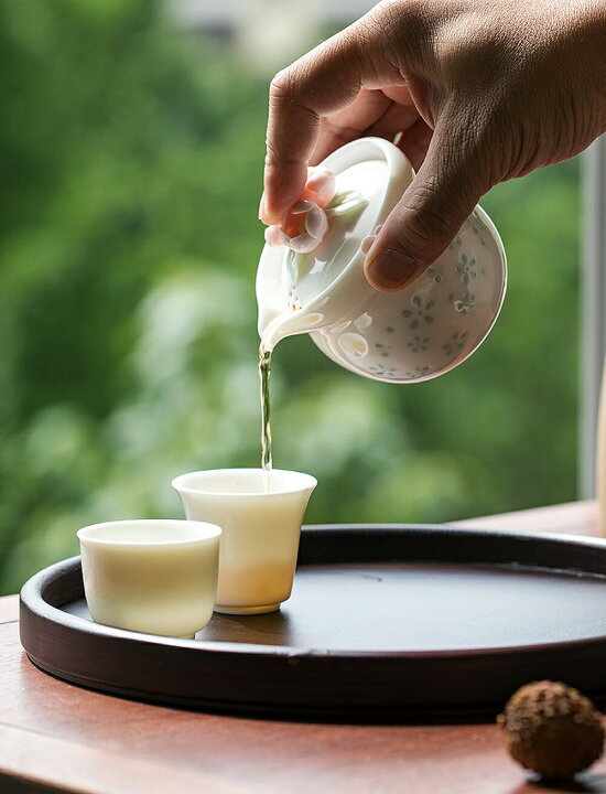 楽天市場】透かし模様で茶の色が見える玲瓏磁器 玲瓏磁 手作り 陶磁器 