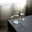 小丸 ガラスピッチャー コーヒーポット 250cm 耐熱ガラス ー 小鉢 取り鉢 片口鉢 コーヒーサーバー ティーサーバー 手作り 片口 徳利 酒器 日本酒 片口注器 ミルクピッチャー 小鉢 取り鉢 片口鉢 手作り 和食器 シンプル 中国茶器 公道杯 茶海 分茶器 IwaiLoft
