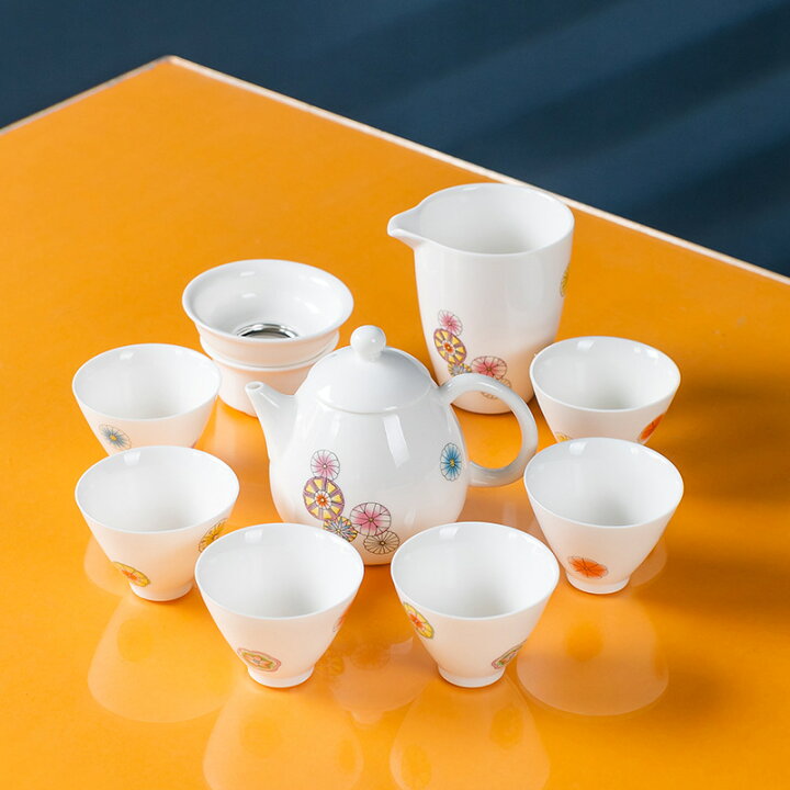 楽天市場】美しい手毬 花柄 茶器セット ティーポット 蓋碗 急須 横手 