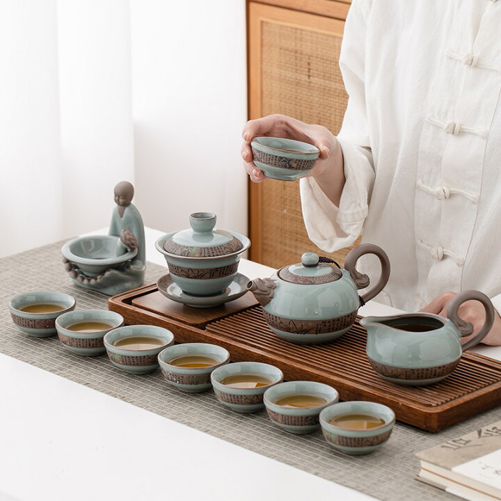 楽天市場】哥窯・歌窯(かよう) 茶器セット ティーセット 蓋碗 急須 12 