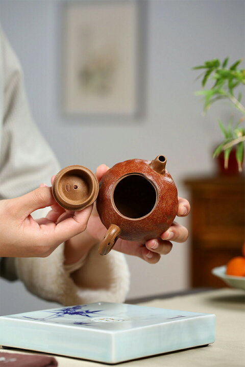 楽天市場】IwaiLoft 本番 中国宜興 紫砂 茶壺 急須 オシャレ 紫砂壷 朱 