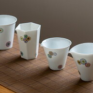 美しい手毬 手作り 日本酒 片口 注器 徳利 酒器 磁器 ジャグ ミルクピッチャー おしゃれ コーヒー ミルク…