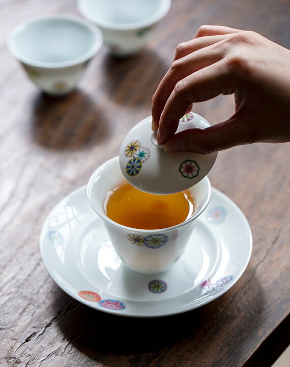 楽天市場】IwaiLoft 美しい手毬 蓋碗 三才碗 宝瓶 煎茶器 急須 手まり 