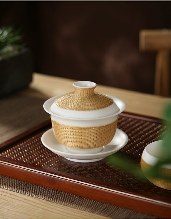 楽天市場】清境Craft 伝統工芸 竹細工 蓋物 蓋付碗 竹編み 珍味入れ 宝 