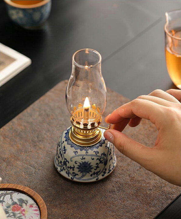 楽天市場】卓上 石油ランプ 洋灯 ようとう ランプ lamp 油灯 オイル 