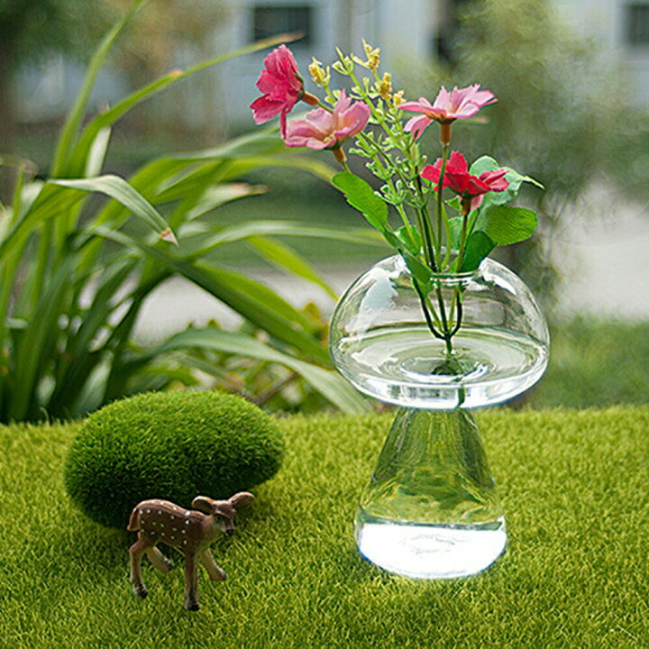 IwaiLoft 猫 ネコ-セット 手作り 花瓶 ガラス 一輪挿し フラワーベース 