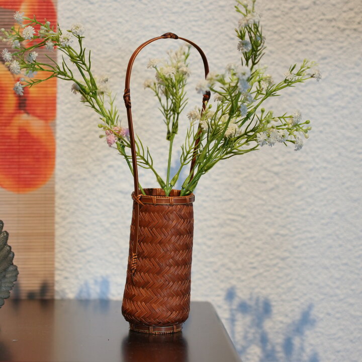 楽天市場】清境Craft 自然素材にこだわった 花入れ 手作り花瓶 花器  