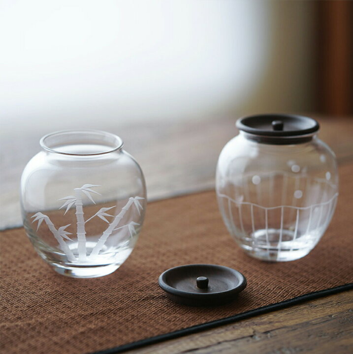 楽天市場】Glass Canister 美しい質感の茶筒 茶考具 珈琲キャニスター 
