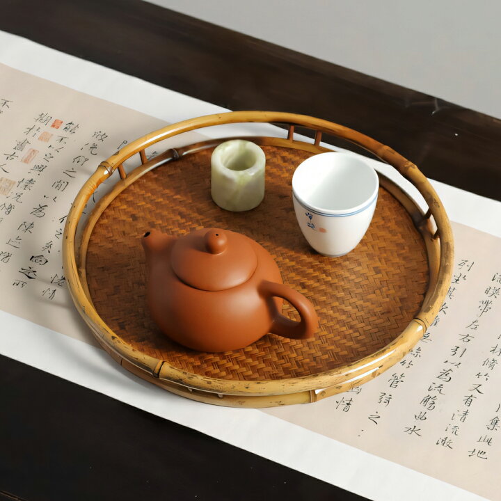 茶道具 《支那台皿》 菓子器 （茶道具 菓子器（かしき） 銘々皿 粉引 5 
