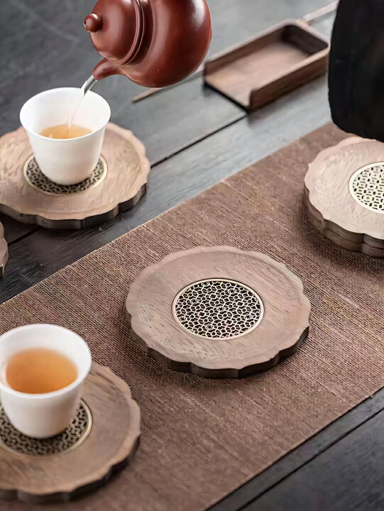 楽天市場】IwaiLoft 美品 手作り 急須受台 急須置き 茶台 茶盤 ティー 